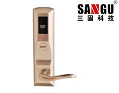 智能門鎖刷卡時(shí)亮紅燈怎么辦？三固科技